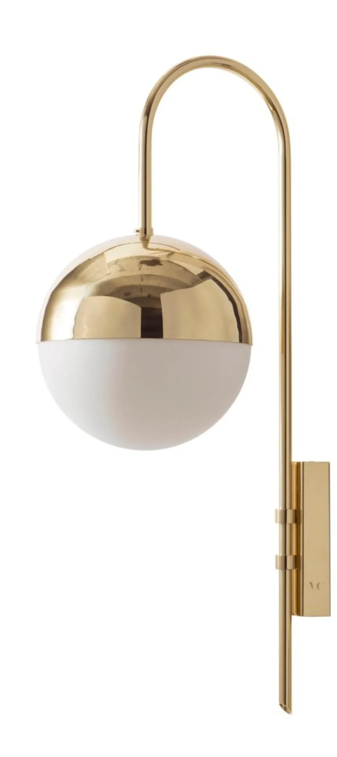Messing Wandlampe 01 von Magic Circus Editions, 2er Set