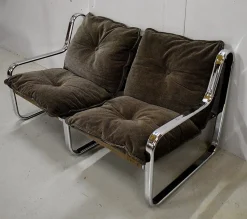 Metallbank aus Chrom, 1970er