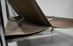 Metallbank aus Chrom, 1970er
