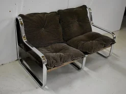 Metallbank aus Chrom, 1970er