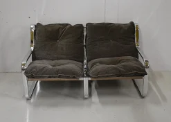 Metallbank aus Chrom, 1970er