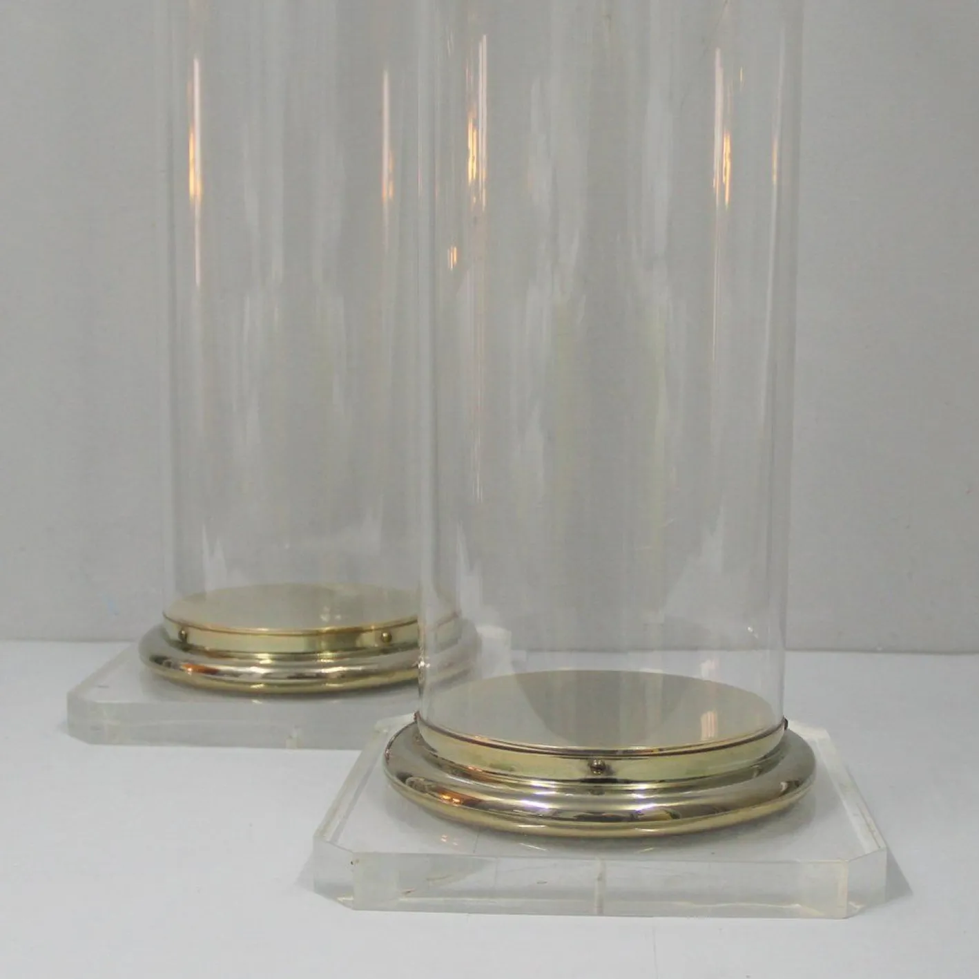 Methacrylat Säulen, 1980er, 2er Set