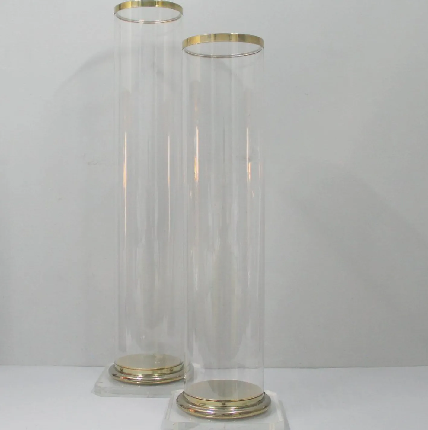 Methacrylat Säulen, 1980er, 2er Set