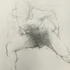 Michal Bajsarowicz, Akt, Zeichnung auf Papier, 21. Jahrhundert