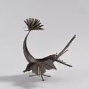 Michel Anasse, Skulptur eines Hahns, 1960er, Eisen