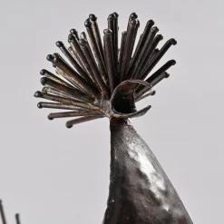 Michel Anasse, Skulptur eines Hahns, 1960er, Eisen