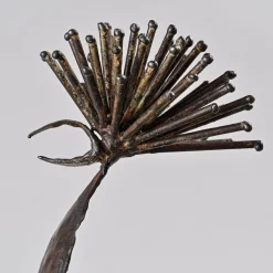 Michel Anasse, Skulptur eines Hahns, 1960er, Eisen