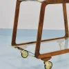 Mid-Century Barwagen aus Nussholz & Messing von Oswald Haerdtl, 1950er