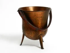 Mid-Century Champagnerkühler aus Kupfer von Harald Buchrucker