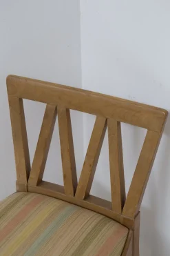 Mid-Century Einzelbett und Stuhl von Ugo Carrà, 1950er, 2er Set