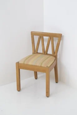 Mid-Century Einzelbett und Stuhl von Ugo Carrà, 1950er, 2er Set