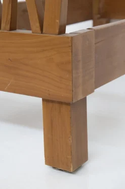 Mid-Century Einzelbett und Stuhl von Ugo Carrà, 1950er, 2er Set