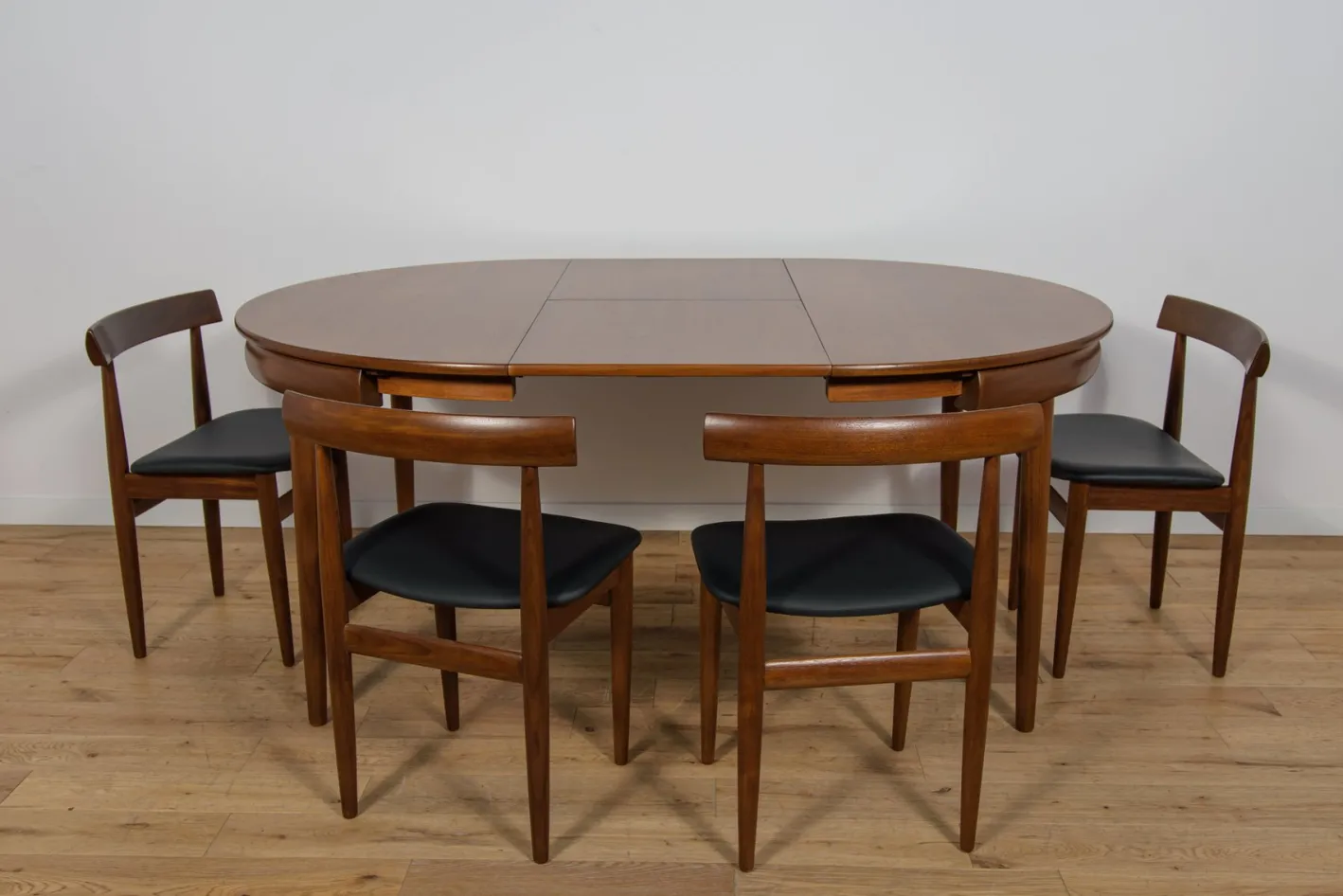 Mid-Century Esstisch & Stühle aus Teak von Hans Olsen für Frem Røjle, Dänemark, 1960er, 5er Set