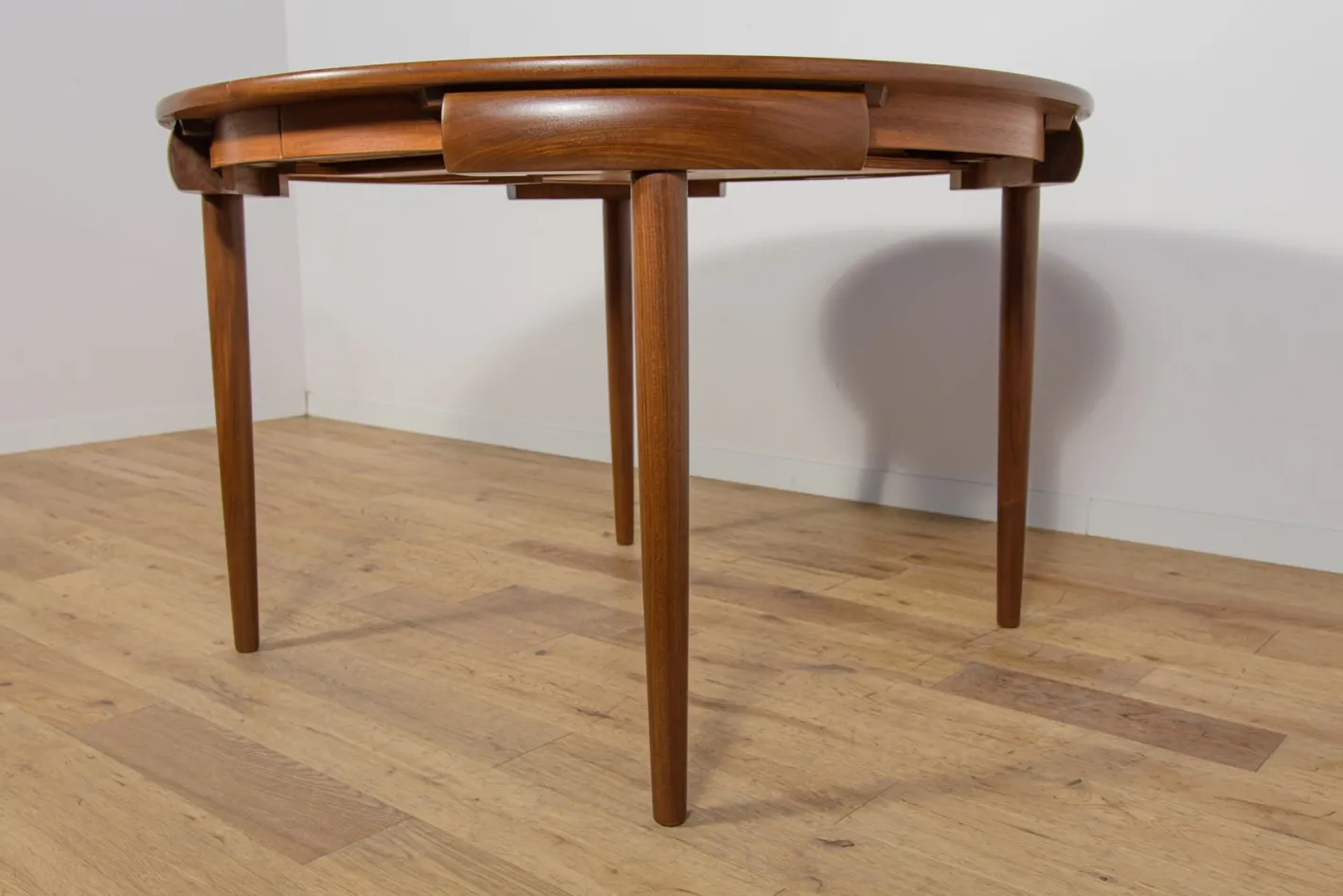 Mid-Century Esstisch & Stühle aus Teak von Hans Olsen für Frem Røjle, Dänemark, 1960er, 5er Set