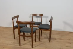 Mid-Century Esstisch & Stühle aus Teak von Hans Olsen für Frem Røjle, Dänemark, 1960er, 5er Set
