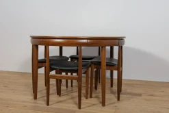 Mid-Century Esstisch & Stühle aus Teak von Hans Olsen für Frem Røjle, Dänemark, 1960er, 5er Set