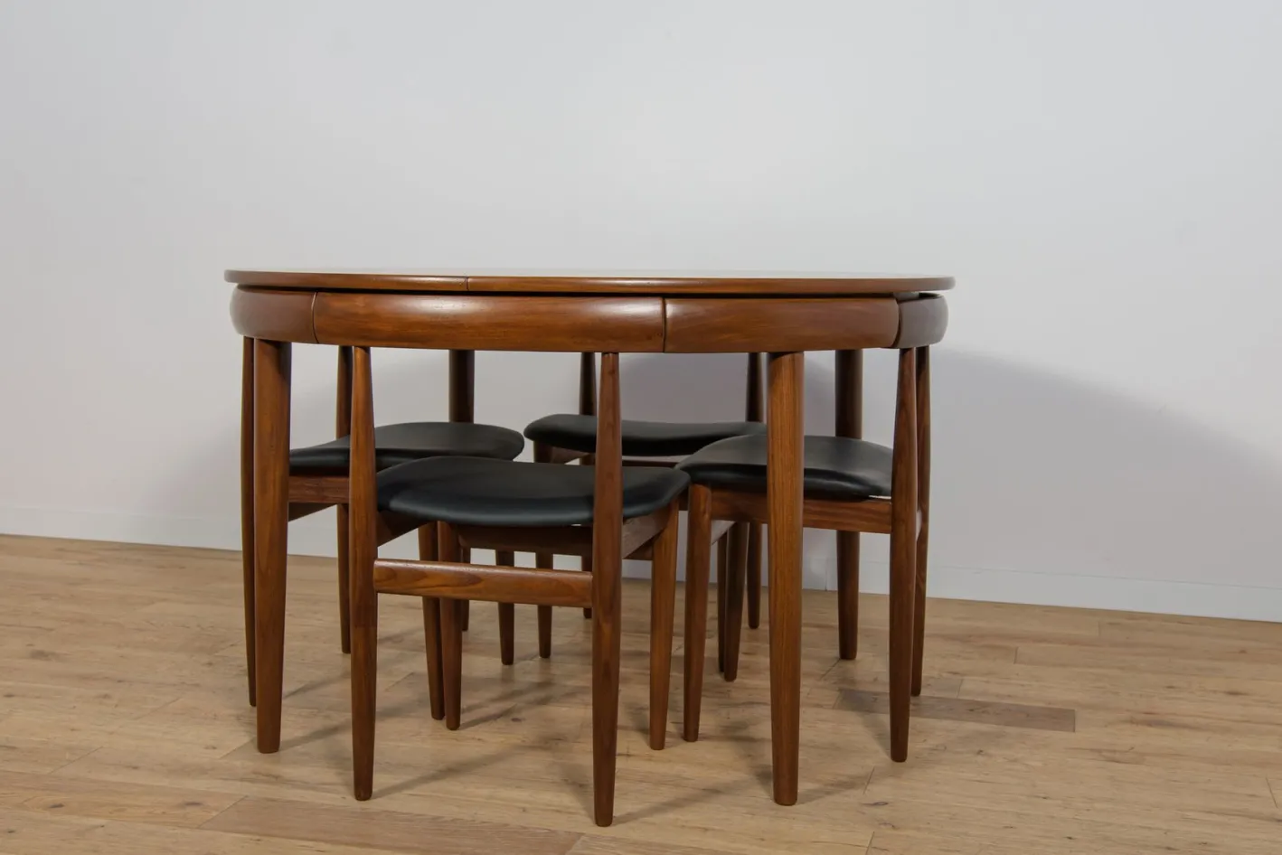 Mid-Century Esstisch & Stühle aus Teak von Hans Olsen für Frem Røjle, Dänemark, 1960er, 5er Set