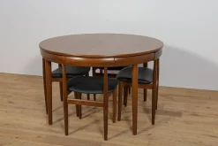 Mid-Century Esstisch & Stühle aus Teak von Hans Olsen für Frem Røjle, Dänemark, 1960er, 5er Set