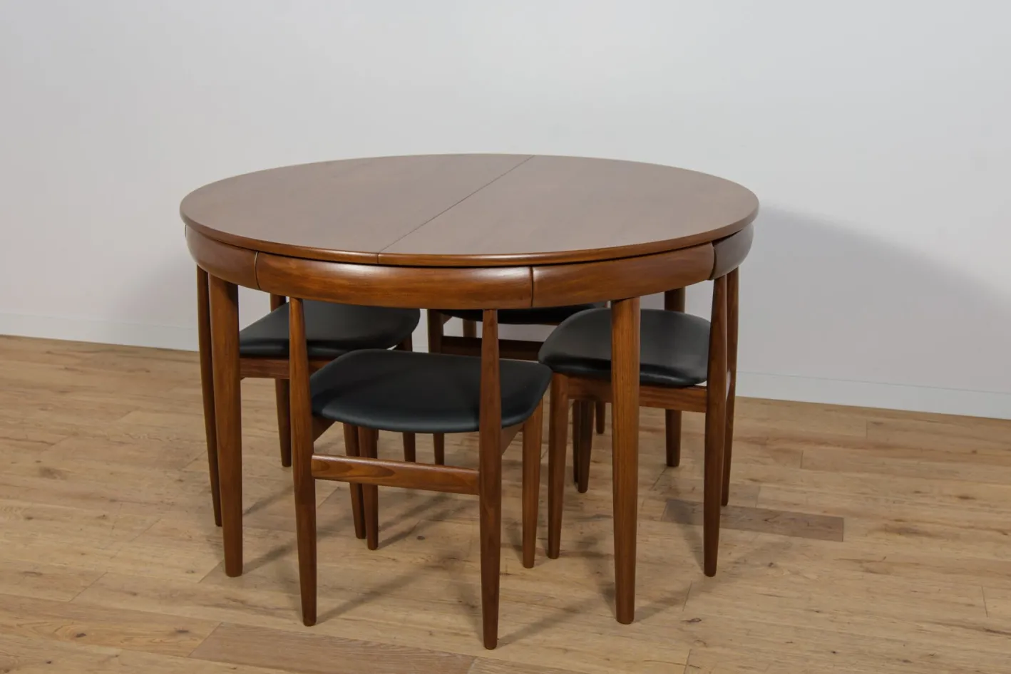 Mid-Century Esstisch & Stühle aus Teak von Hans Olsen für Frem Røjle, Dänemark, 1960er, 5er Set