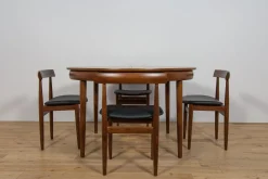 Mid-Century Esstisch & Stühle aus Teak von Hans Olsen für Frem Røjle, Dänemark, 1960er, 5er Set