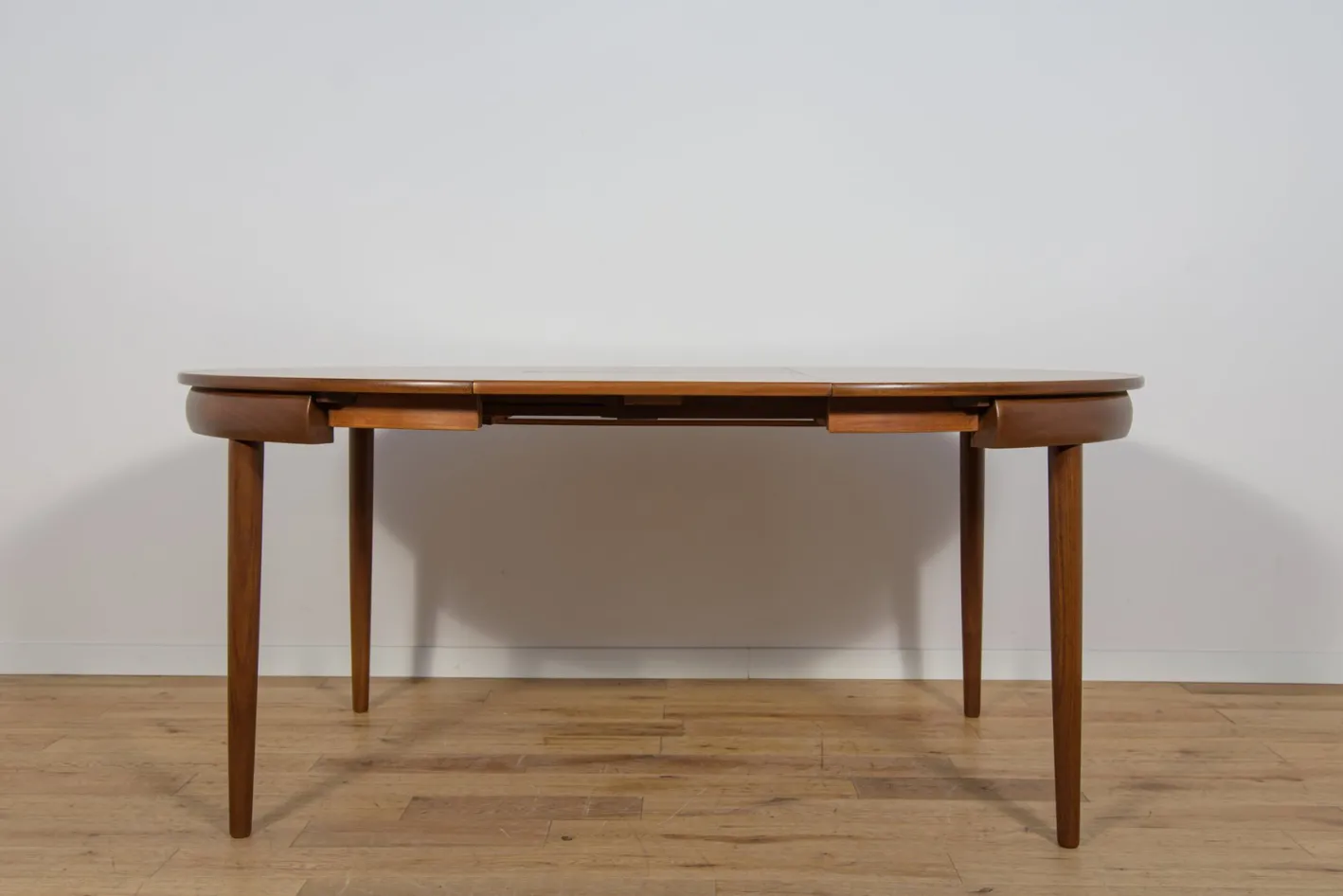 Mid-Century Esstisch & Stühle aus Teak von Hans Olsen für Frem Røjle, Dänemark, 1960er, 5er Set