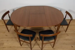 Mid-Century Esstisch & Stühle aus Teak von Hans Olsen für Frem Røjle, Dänemark, 1960er, 5er Set