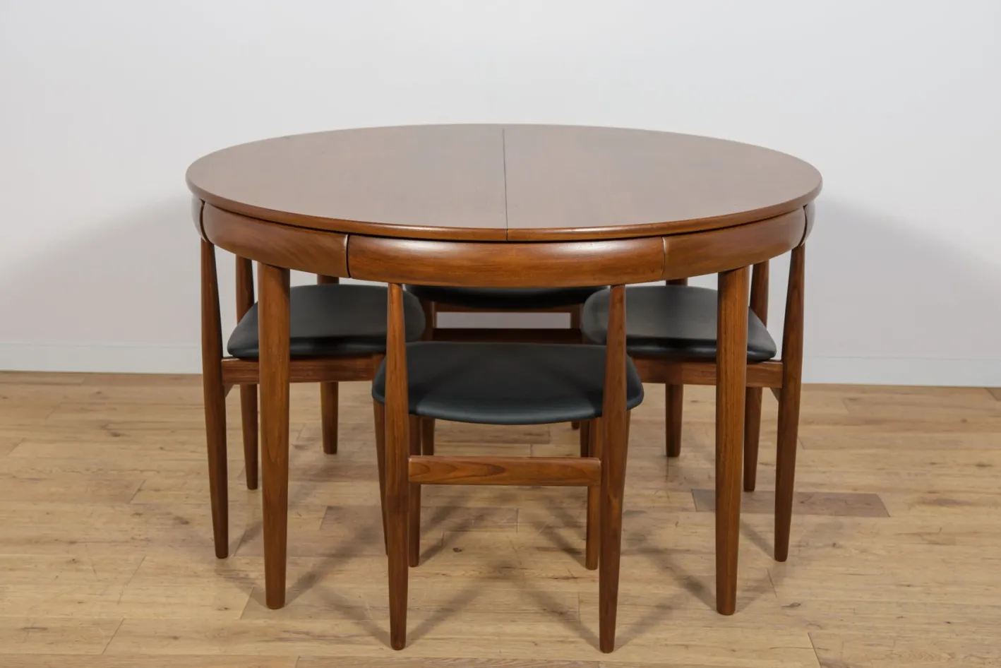 Mid-Century Esstisch & Stühle aus Teak von Hans Olsen für Frem Røjle, Dänemark, 1960er, 5er Set
