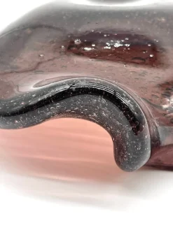 Mid-Century Freeform Amethyst Glasschale von Winslow Anderson für Blenko, USA, 1960er