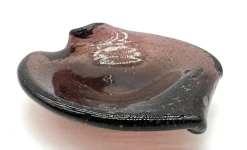 Mid-Century Freeform Amethyst Glasschale von Winslow Anderson für Blenko, USA, 1960er