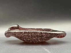 Mid-Century Freeform Amethyst Glasschale von Winslow Anderson für Blenko, USA, 1960er