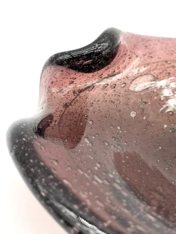 Mid-Century Freeform Amethyst Glasschale von Winslow Anderson für Blenko, USA, 1960er