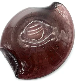 Mid-Century Freeform Amethyst Glasschale von Winslow Anderson für Blenko, USA, 1960er