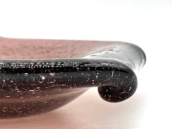 Mid-Century Freeform Amethyst Glasschale von Winslow Anderson für Blenko, USA, 1960er