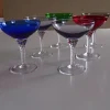 Mid-Century Gläser aus Muranoglas, 6er Set