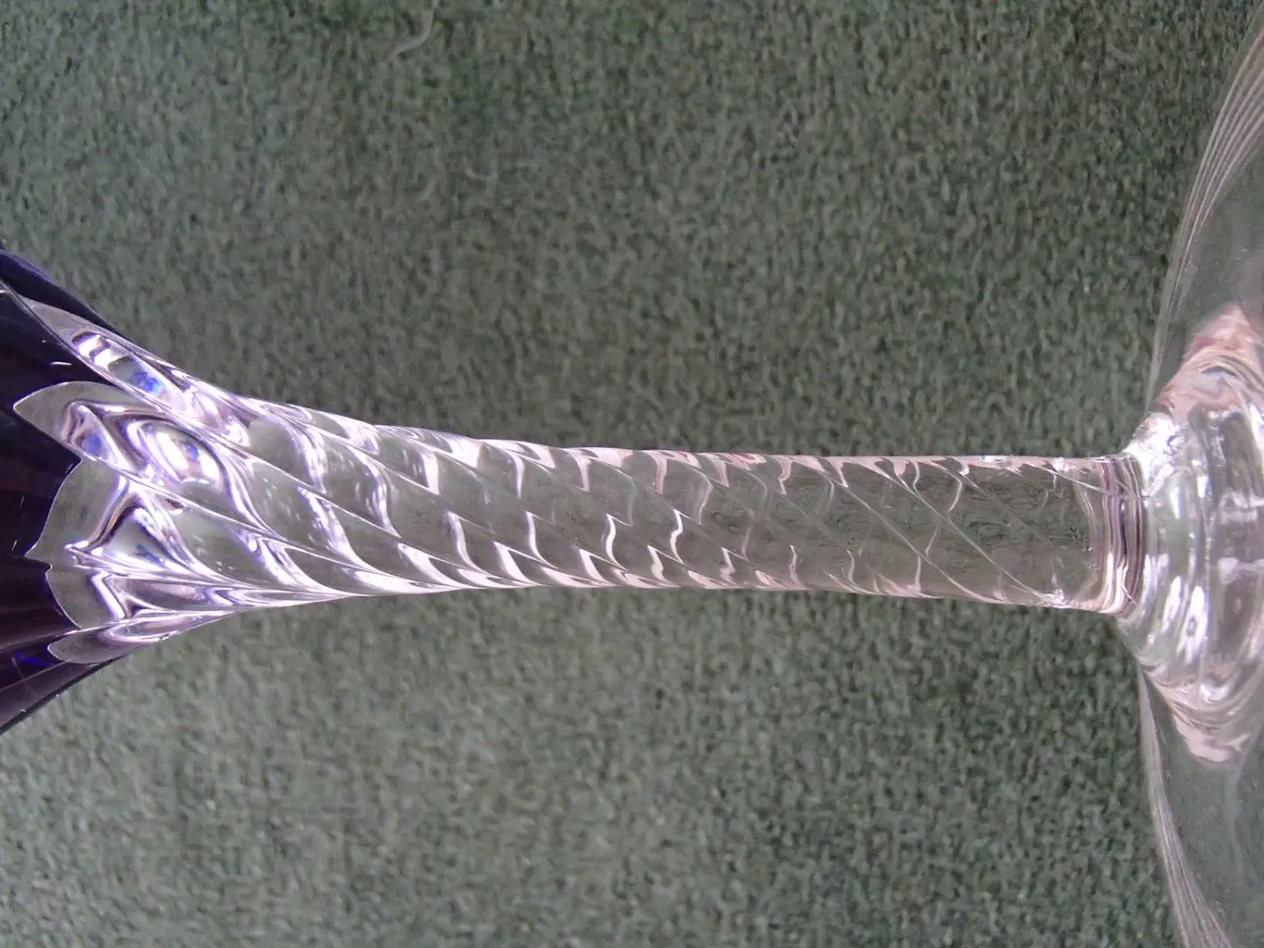 Mid-Century Gläser aus Muranoglas, 6er Set