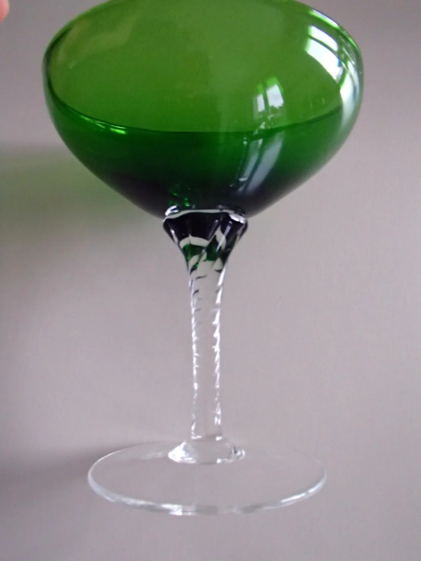 Mid-Century Gläser aus Muranoglas, 6er Set