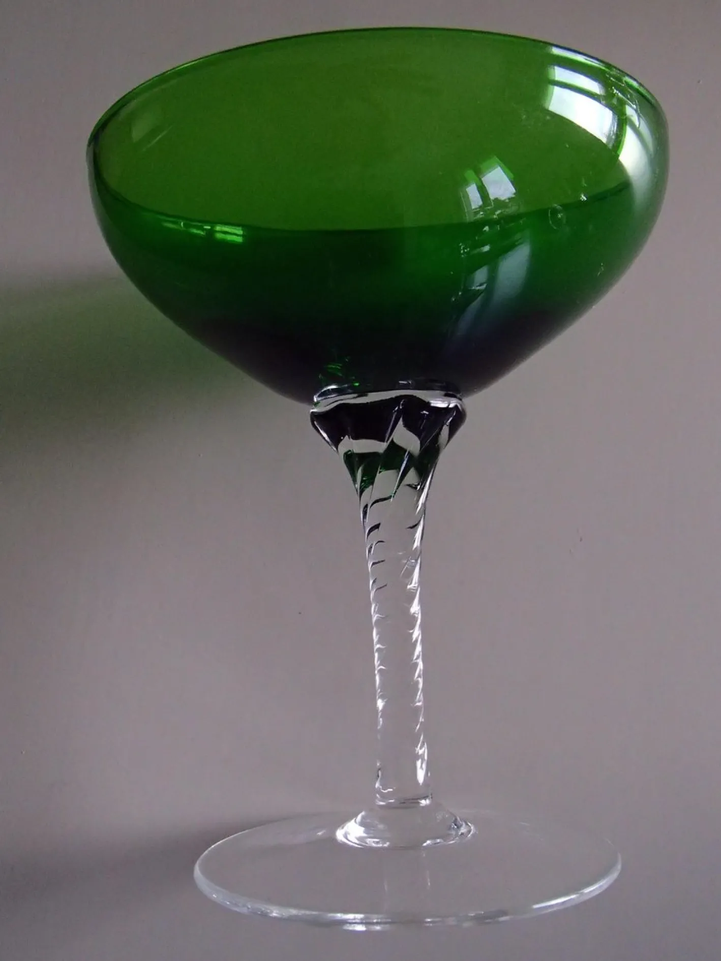 Mid-Century Gläser aus Muranoglas, 6er Set