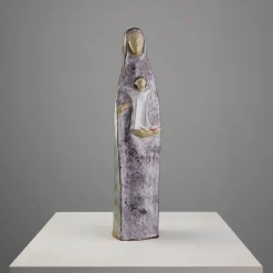 Mid‑Century Keramikskulptur von Perignem, Belgien, 1960er
