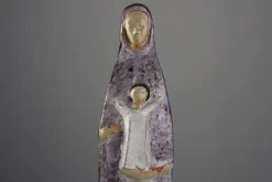 Mid‑Century Keramikskulptur von Perignem, Belgien, 1960er