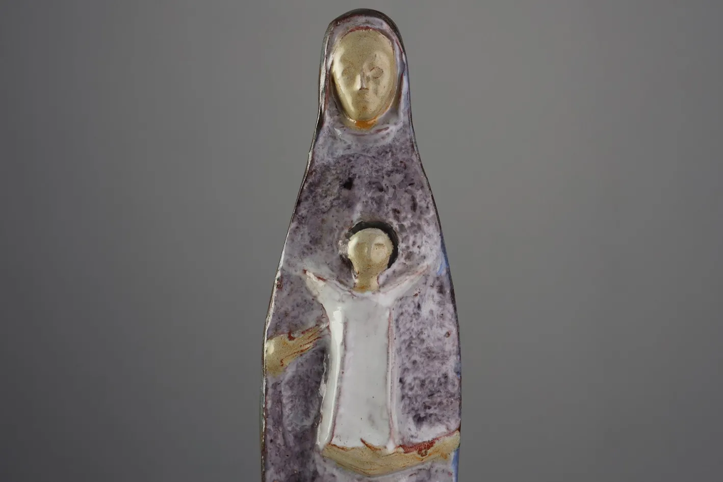 Mid‑Century Keramikskulptur von Perignem, Belgien, 1960er