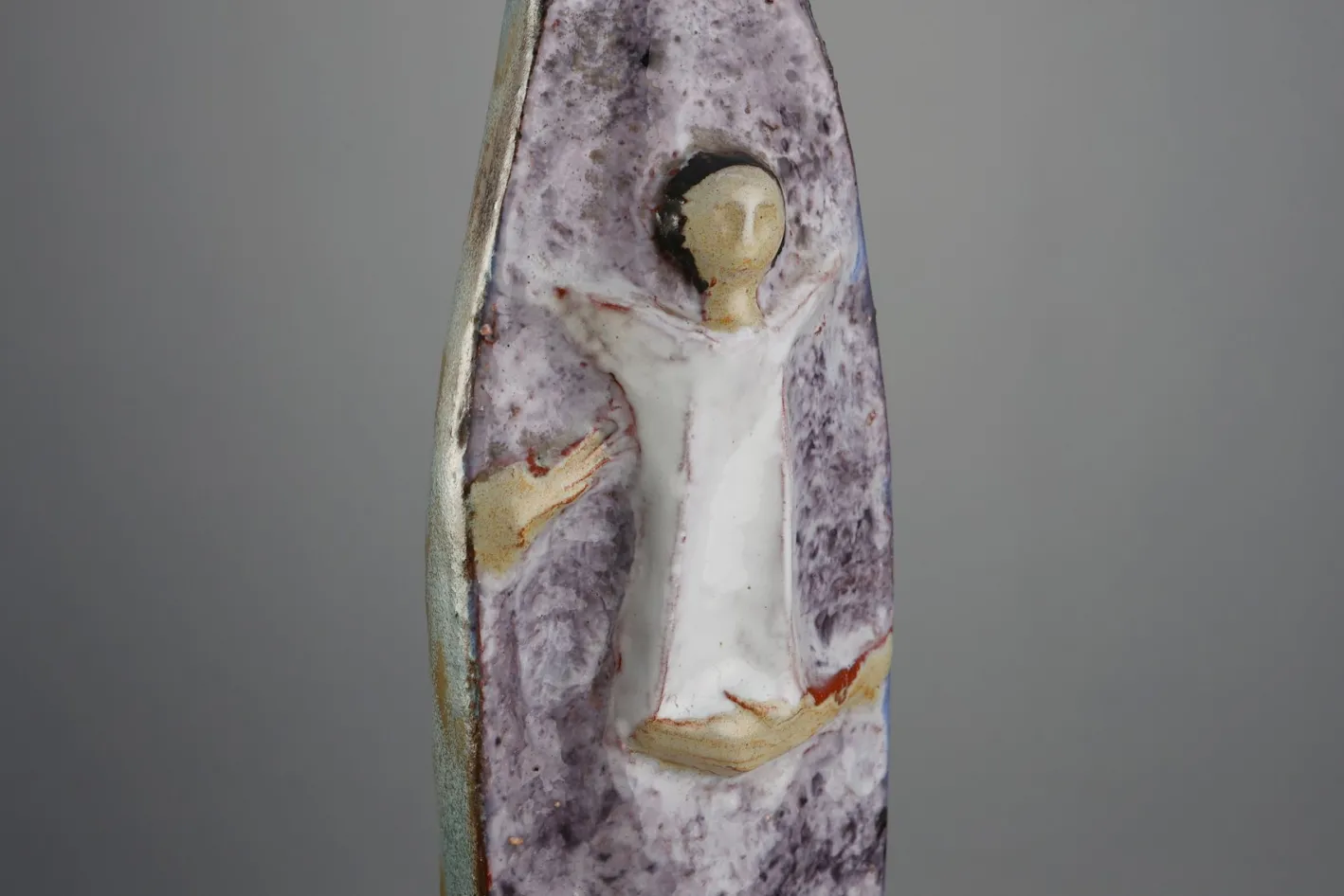 Mid‑Century Keramikskulptur von Perignem, Belgien, 1960er