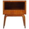 Mid-Century Kirschholz Nachttisch
