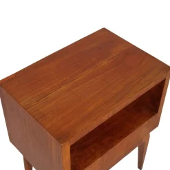Mid-Century Kirschholz Nachttisch