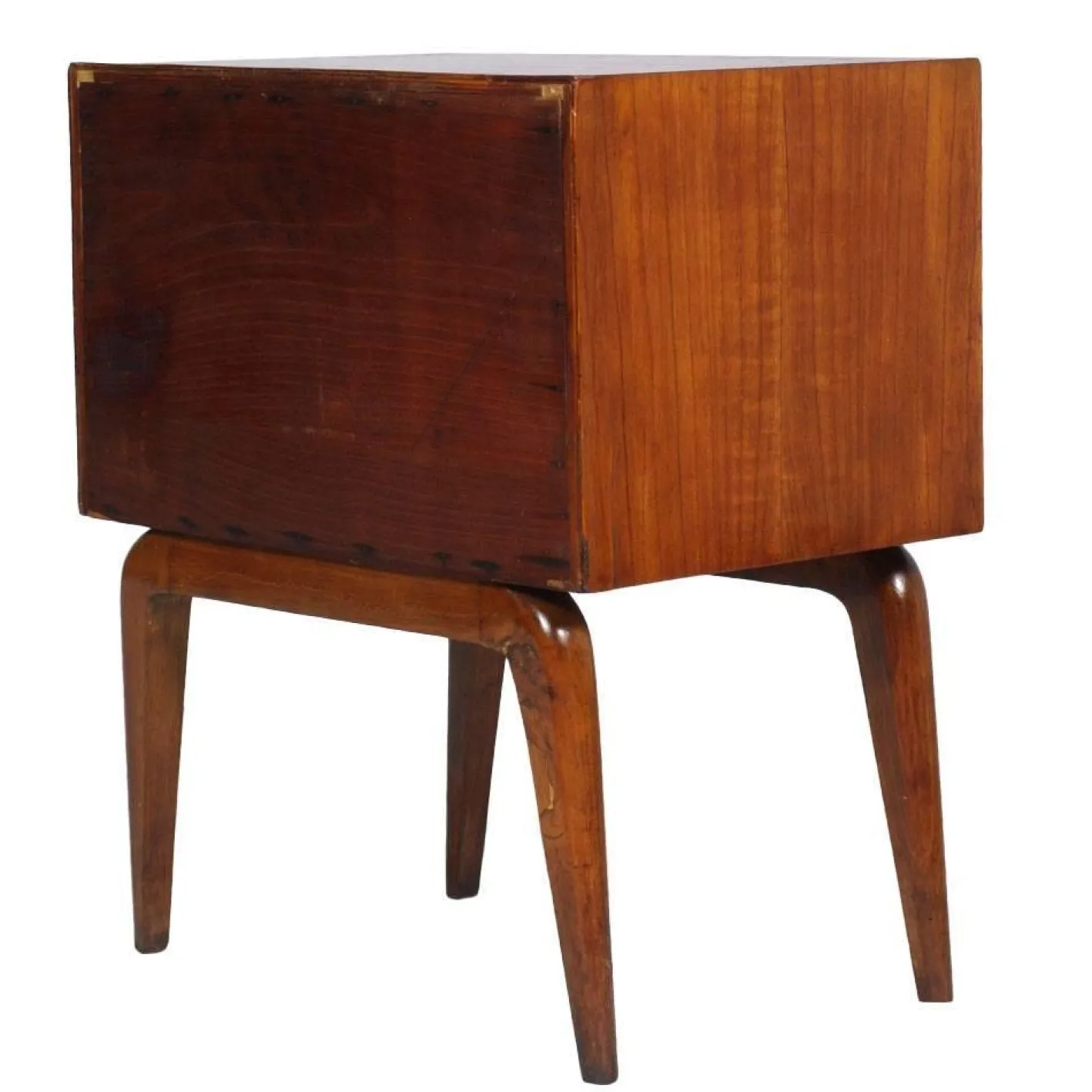 Mid-Century Kirschholz Nachttisch