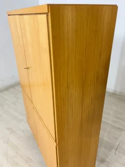 Mid-Century Kleiderschrank aus Kiefernholz, 1960er