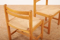Mid-Century Modell Asserbo Esszimmerstühle von Børge Mogensen für AB Karl Andersson & Söner, 1960er