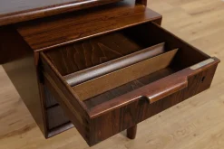 Mid-Century Modell 75 Freistehender Schreibtisch aus Teak von Omann Jun, Dänemark, 1960er