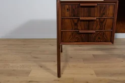 Mid-Century Modell 75 Freistehender Schreibtisch aus Teak von Omann Jun, Dänemark, 1960er