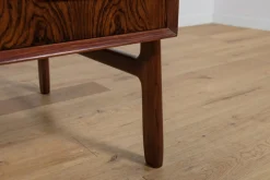 Mid-Century Modell 75 Freistehender Schreibtisch aus Teak von Omann Jun, Dänemark, 1960er