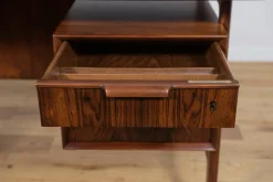 Mid-Century Modell 75 Freistehender Schreibtisch aus Teak von Omann Jun, Dänemark, 1960er